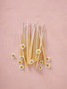 Ombré Tall Beeswax Party Candles