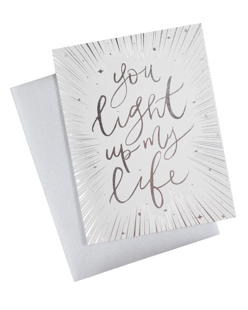 You Light Up My Life Foil Card