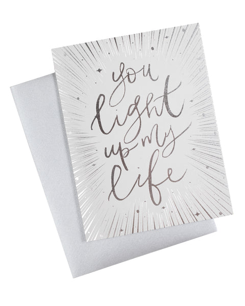 You Light Up My Life Foil Card