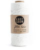 Spool of 100 yards of the original glitter twine in natural cotton with a twist of metallic silver