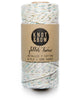 Spool of 100 yards of the original glitter twine in natural cotton with a twist of metallic rainbow prism