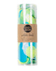 Confetti bomb tube of 1 ounce of party confetti in a mix of blue colors.