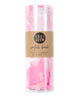 Confetti bomb tube of 1 ounce of party confetti in a mix of pink colors.