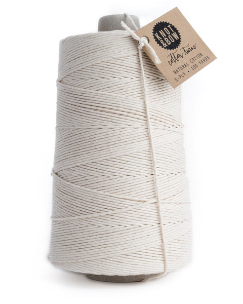 Jumbo cone with 750 yards of natural cotton twine