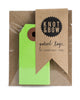 Package of 10 paper parcel gift tags in light green