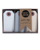 Package of 30 paper parcel gift tags in a trio of neutral colors