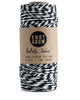 Spool of 100 yards of dual-color cotton baker’s twine in black and white