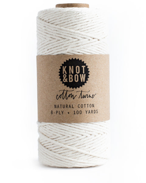 Spool of 100 yards of natural cotton twine